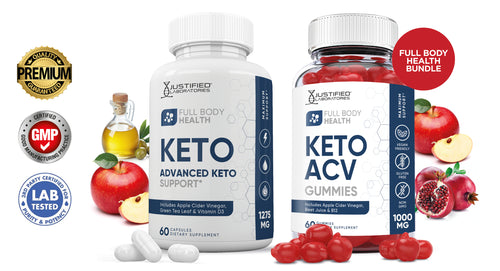 Full Body Health Keto ACV Gummies + Keto Pills Bundle