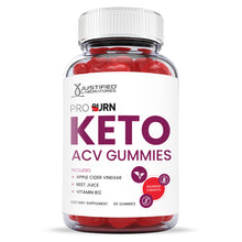 Load image into Gallery viewer, front facing of Pro Burn Keto ACV Gummies
