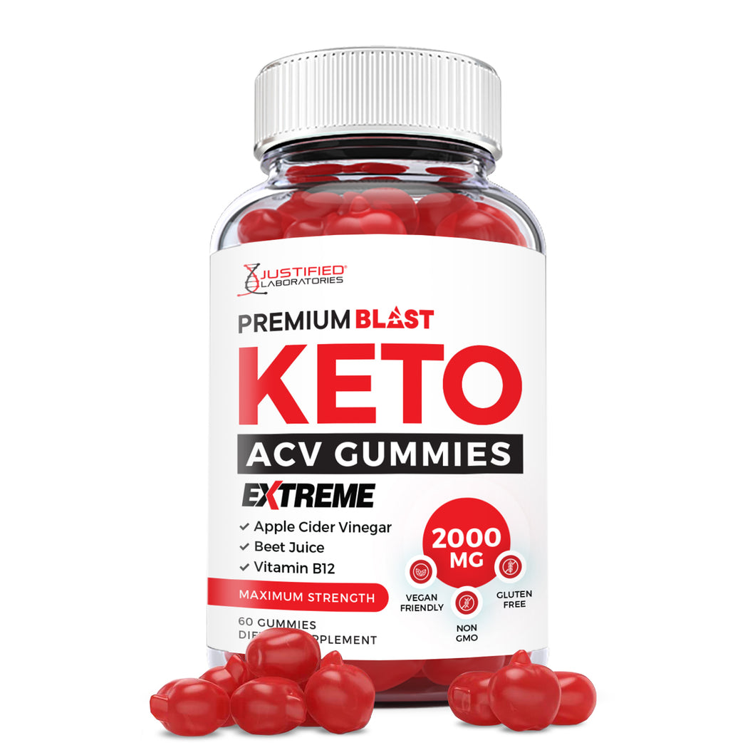 1 bottle of 2 x Stronger Premium Blast Extreme Keto ACV Gummies 2000mg