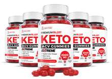 Cargar imagen en el visor de la Galería, 5 bottles of 2 x Stronger Premium Blast Extreme Keto ACV Gummies 2000mg