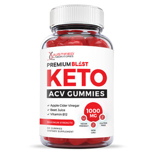 front facing of Premium Blast Keto ACV Gummies