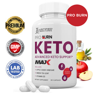 Pro Burn Keto ACV Max Pills 1675MG