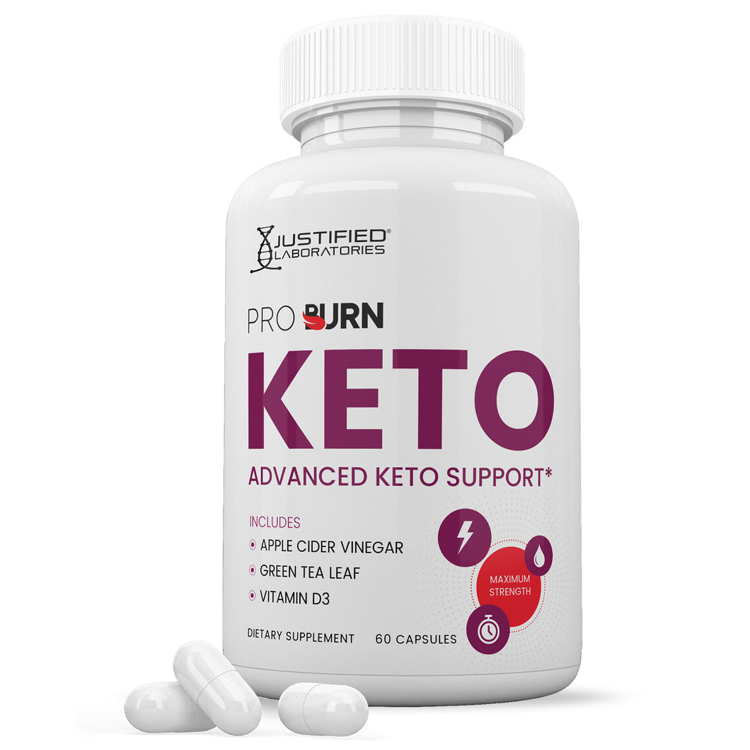 1 bottle of Pro Burn Keto ACV Pills 1275MG