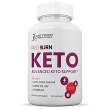 Load image into Gallery viewer, Front facing image of Pro Burn Keto ACV Pills 1275MG