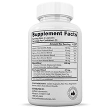 Load image into Gallery viewer, Supplement Facts of Pro Burn Keto ACV Pills 1275MG