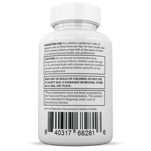 Suggested use and warnings of Pro Burn Keto ACV Pills 1275MG