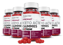 Load image into Gallery viewer, 5 bottles of 2 x Stronger ProFast Keto ACV Gummies Extreme 2000mg