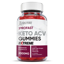 Load image into Gallery viewer, Front facing image of 2 x Stronger ProFast Keto ACV Gummies Extreme 2000mg