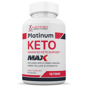 Platinum Keto ACV Max Pills 1675MG