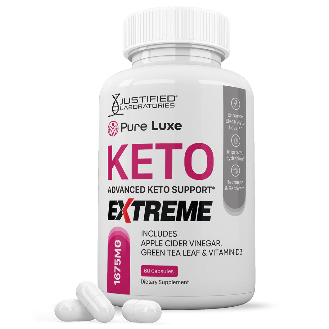 Pure Luxe Keto ACV Extreme Pills 1675MG