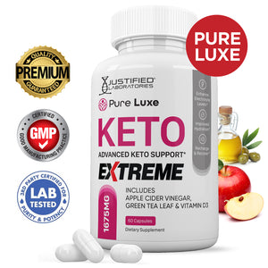 Pure Luxe Keto ACV Extreme Pills 1675MG