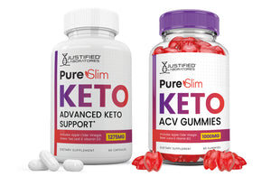 Pure Slim Keto ACV Gummies + Pills Bundle