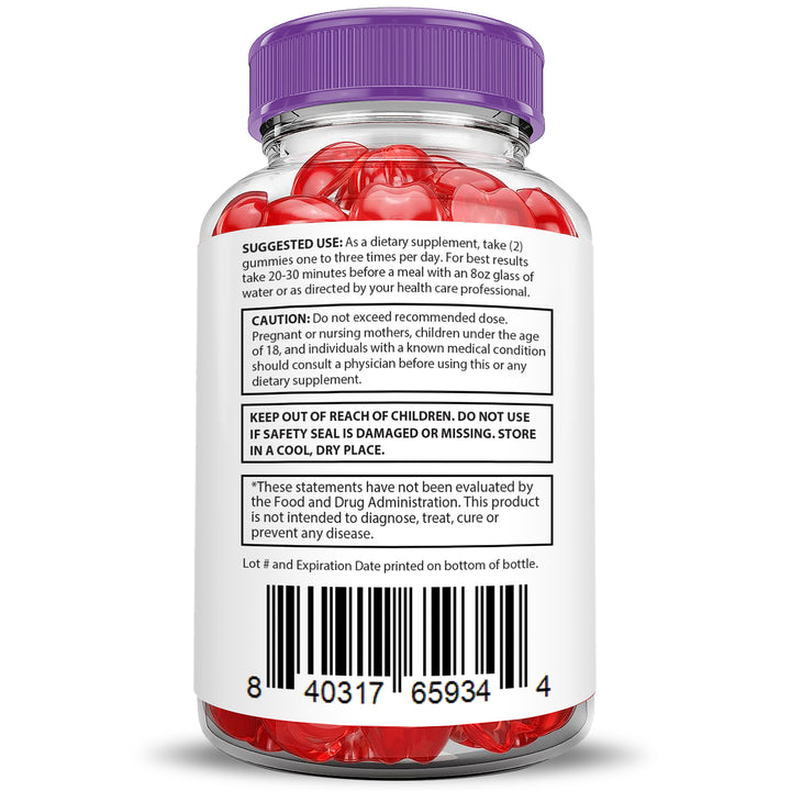 Suggested use of Pure Slim Keto ACV Gummies Extreme 2000mg