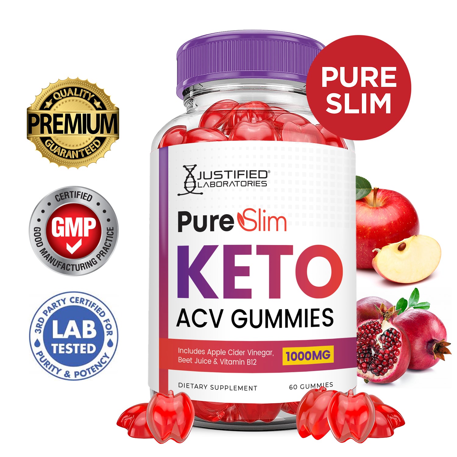 Pure Slim Keto ACV Gummies 1000MG