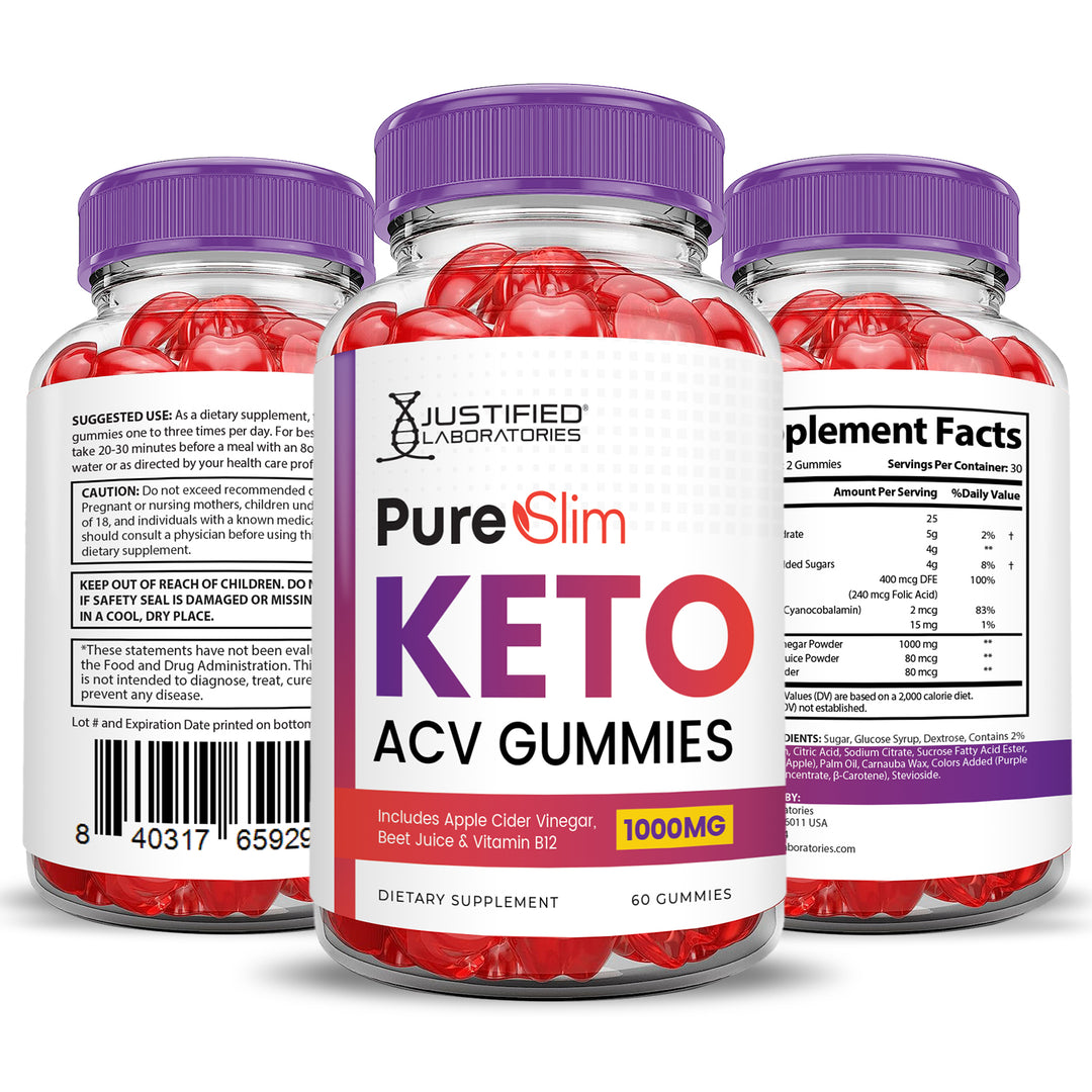 Pure Slim Keto ACV Gummies 1000MG