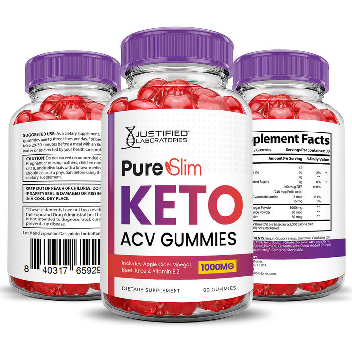 Pure Slim Keto ACV Gummies 1000MG