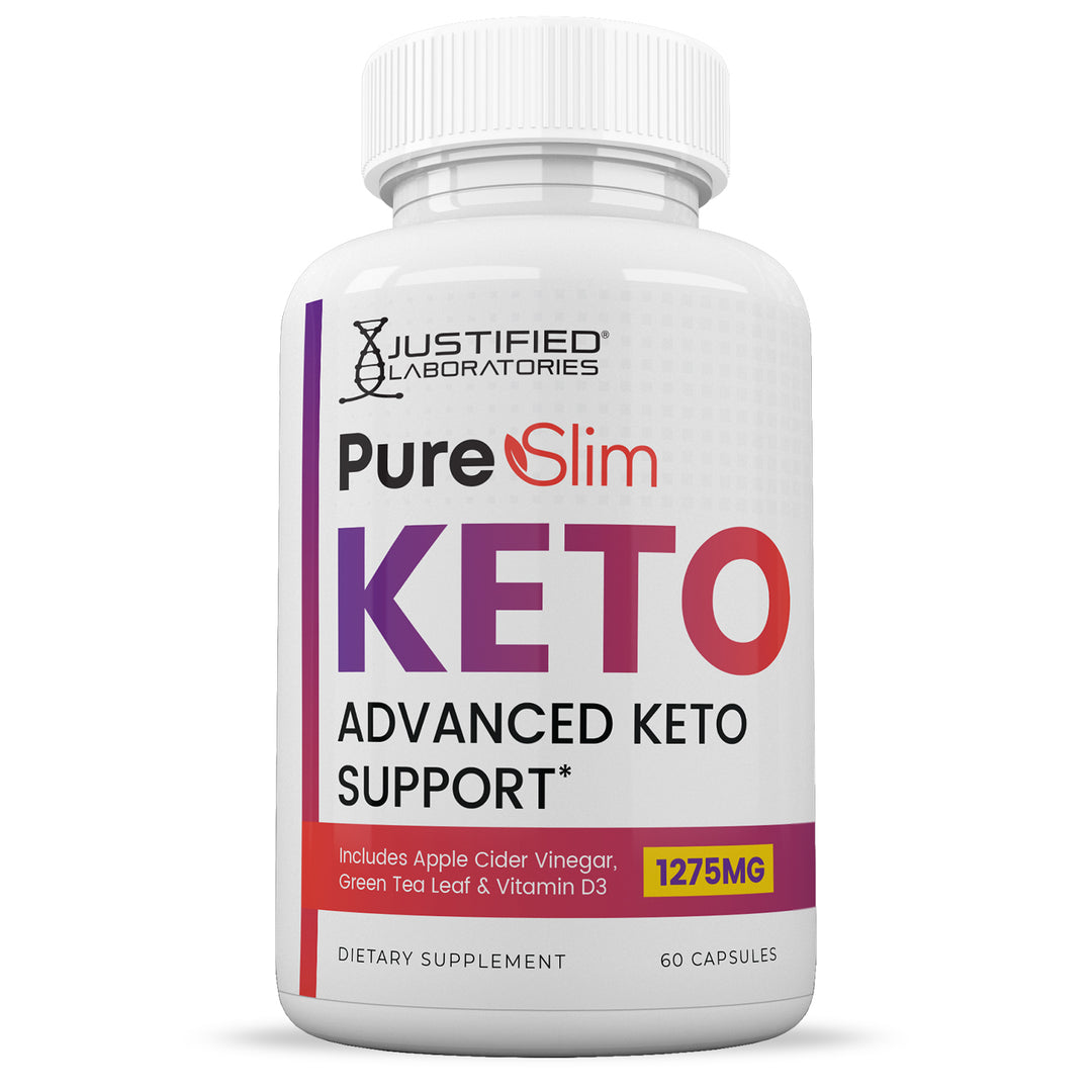 front of Pure Slim Keto ACV Pills 1275MG