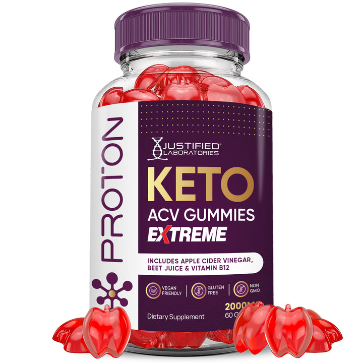 1 bottle Proton Keto ACV Gummies Extreme 2000mg