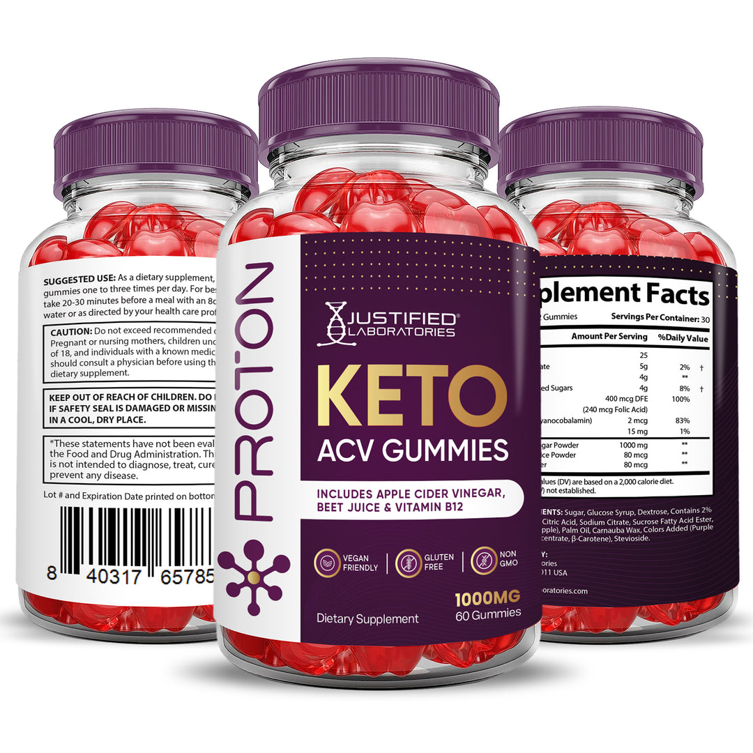 Proton Keto ACV Gummies 1000MG