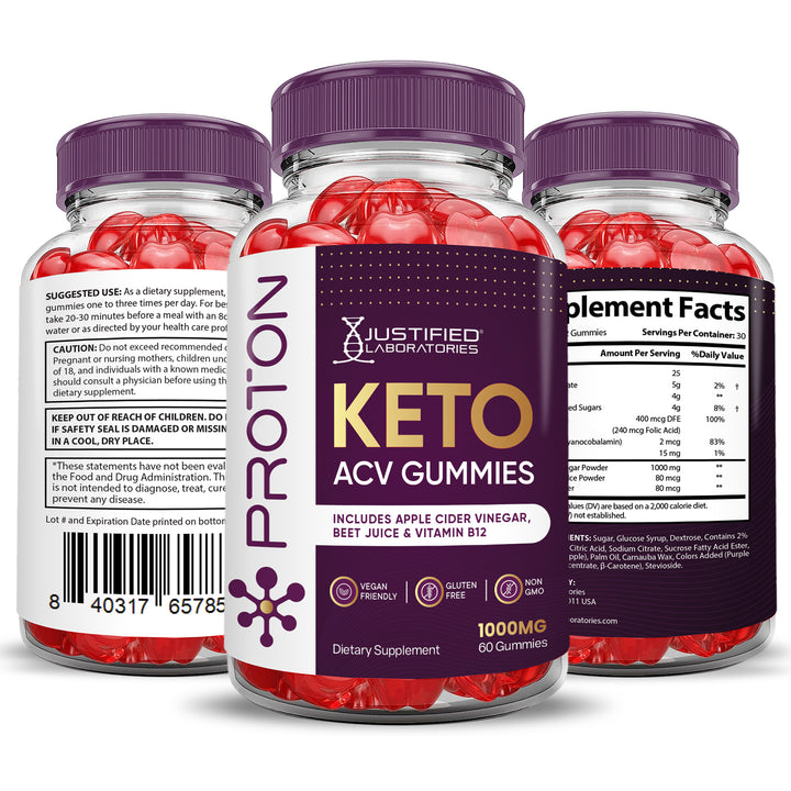 Proton Keto ACV Gummies 1000MG