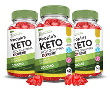 Load image into Gallery viewer, 3 bottles of 2 x Stronger Peoples Keto ACV Gummies Extreme 2000mg