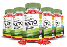 Load image into Gallery viewer, 5 bottles of 2 x Stronger Peoples Keto ACV Gummies Extreme 2000mg
