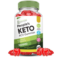 Load image into Gallery viewer, 1 bottle of Peoples Keto ACV Gummies 1000MG 