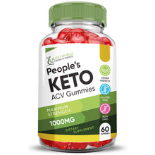 Load image into Gallery viewer, 1 bottle of Peoples Keto ACV Gummies