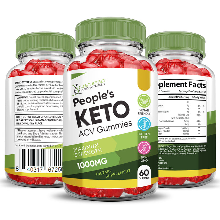 Peoples Keto ACV Gummies 1000MG