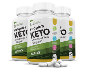 3 bottles of Peoples Keto ACV Pills 1275MG