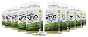 10 bottles of Peoples Keto ACV Pills 1275MG