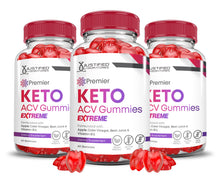 Cargar imagen en el visor de la Galería, 3 bottles of 2 x Stronger Premier Keto ACV Gummies Extreme 2000mg