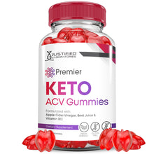 Cargar imagen en el visor de la Galería, 1 bottle of Premier Keto ACV Gummies 1000MG