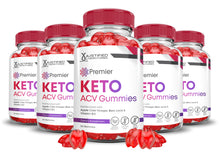 Cargar imagen en el visor de la Galería, 5 bottles of Premier Keto ACV Gummies 1000MG 