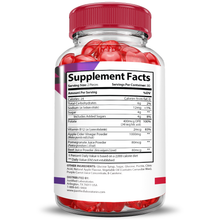 Load image into Gallery viewer, Supplement  Facts of Premier Keto ACV Gummies 1000MG
