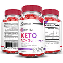 Load image into Gallery viewer, All sides of Premier Keto ACV Gummies 1000MG