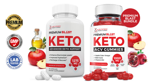 Premium Blast Keto ACV Gummies + Pills Bundle