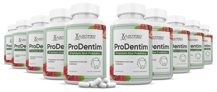 10 bottles ProDentim 1.5 Billion CFU Oral Probiotic