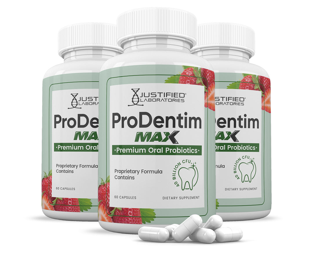 3 bottles of ProDentim Max 40 Billion CFU
