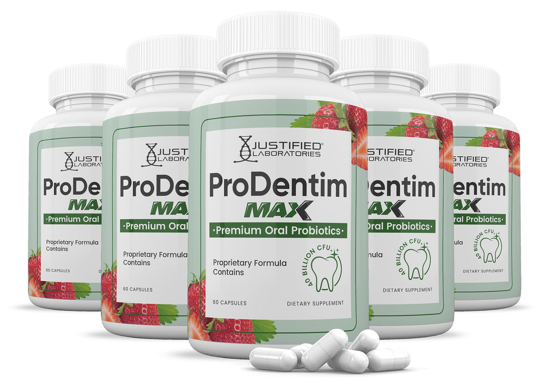 5 bottles of ProDentim Max 40 Billion CFU