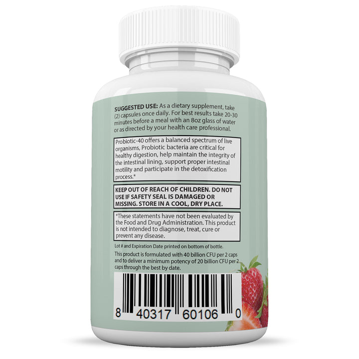 Suggested Use and warnings of ProDentim Max 40 Billion CFU