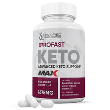 Load image into Gallery viewer, 1 bottle of ProFast Keto ACV Max Pills 1675MG