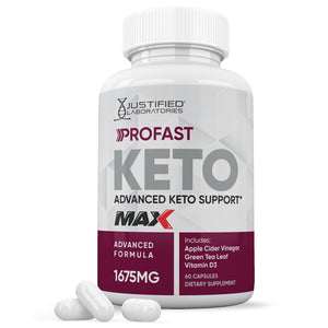 1 bottle of ProFast Keto ACV Max Pills 1675MG