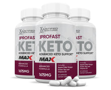 Load image into Gallery viewer, 3 bottles of ProFast Keto ACV Max Pills 1675MG