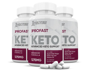 3 bottles of ProFast Keto ACV Pills 1275MG
