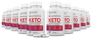 10 bottles of Anatomy One Keto ACV Pills 1275MG