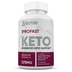 Front facing image of ProFast Keto ACV Pills 1275MG