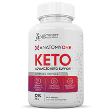 Load image into Gallery viewer, Front facing image of Anatomy One Keto ACV Pills 1275MG