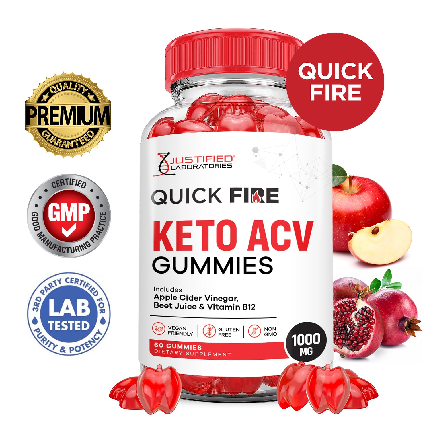 Quick Fire Keto ACV Gummies 1000MG