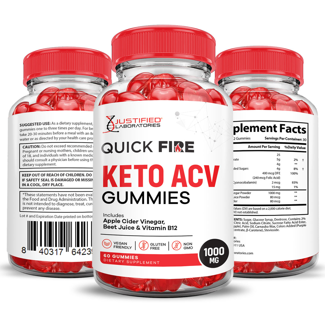 Quick Fire Keto ACV Gummies 1000MG